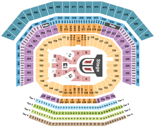 Levi's Stadium Karol G Seating Chart
